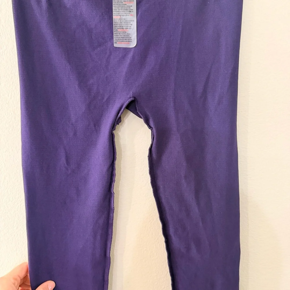 Gymshark High Waisted Leggings Purple Seamless Workout XS Activewear - Picture 7 of 7